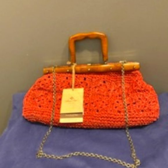 Patricia Nash Handbags - Patricia Nash Women's Carmen Wooden Frame Crochet Handbag